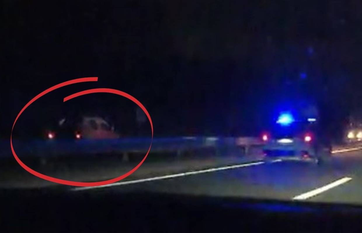 VIDEO Pijan na autocesti vozio krivim smjerom bez svjetala! Mimoilazio se s kamionima