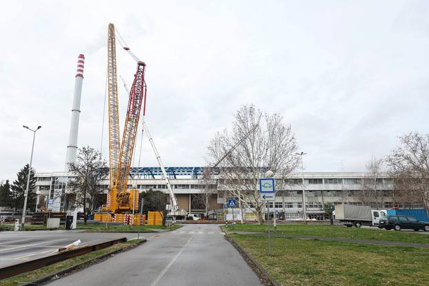 Zagreb: Najveća dizalica u gradu započela s radom 