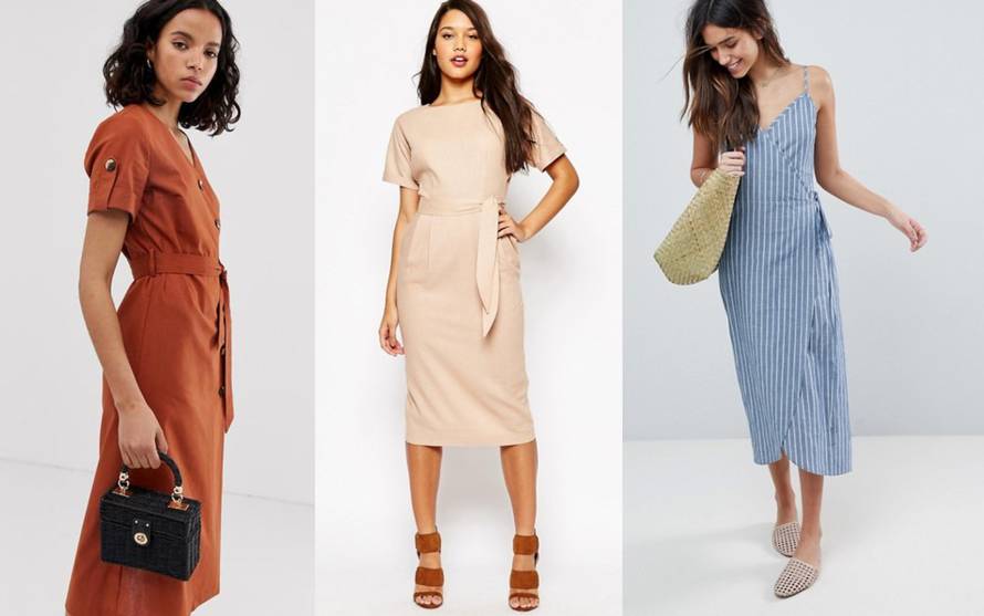 Lanena haljina: Kreacija od prirodnog materijala koji hladi