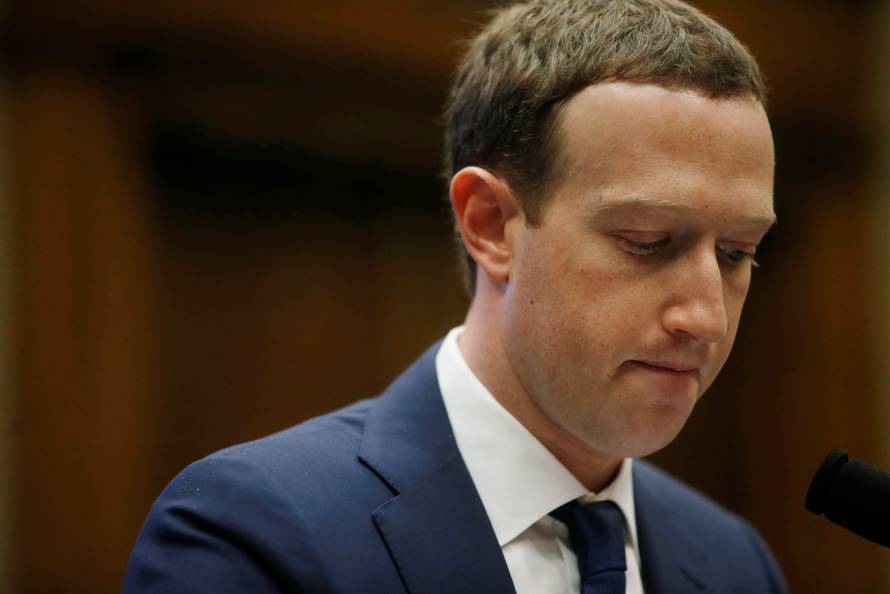 Facebook CEO Mark Zuckerberg testifies before the House Energy and Commerce Committee hearing in Washington