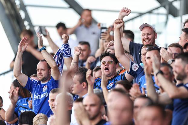 Rijeka: Navijači na utakmici finala SuperSport Hrvatskog nogometnog kupa, HNK Rijeka - NK Slaven Belupo