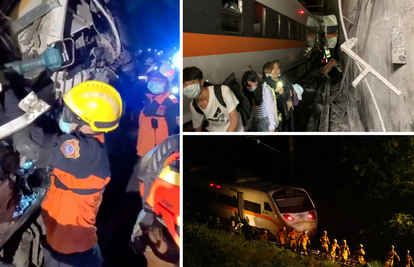Najmanje 50 ljudi poginulo u željezničkoj nesreći na Tajvanu