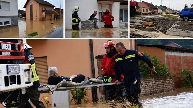 Katastrofa u Požegi: Vatrogasci izvlačili nepokretnu staricu iz poplavljene kuće, ljudi su očajni