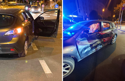 FOTO Krš i lom u Splitu: U sudaru dva automobila dvoje ljudi je lakše ozlijeđeno