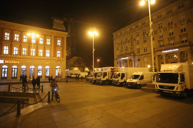 Zagreb: Snimanje filma Canary Black s Kate Benkinsale u glavnoj ulozi u zgradi Johann Franck