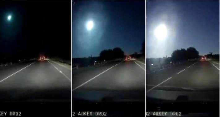 Pretvorio noć u dan: Meteorit probio nebo nad Mediteranom