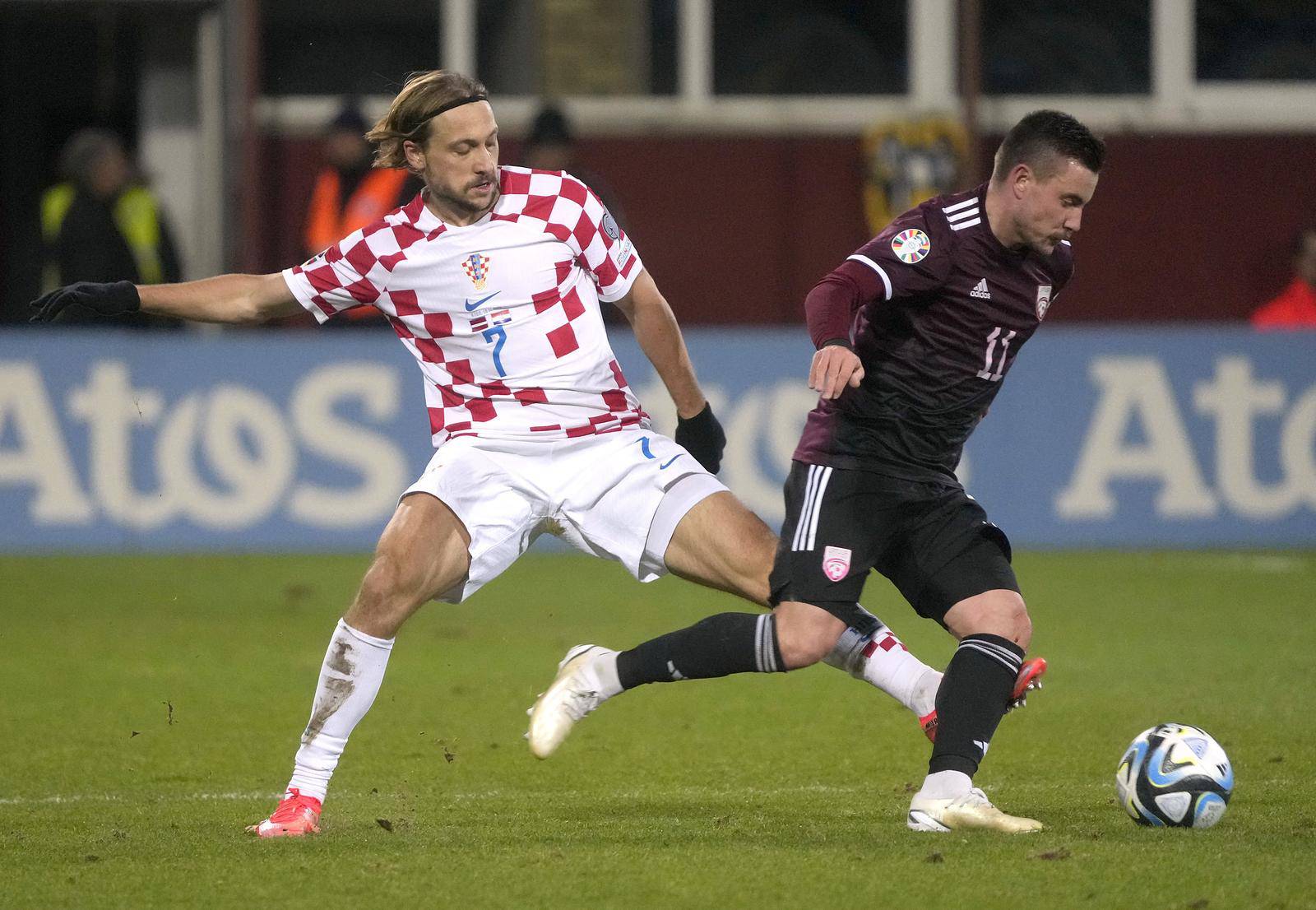 Euro 2024 Qualifier - Group D - Latvia v Croatia