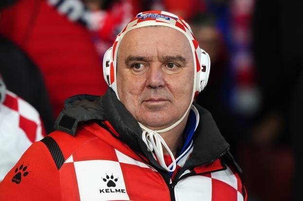 Glasgow: Navijači na utakmici Hrvatske i Škotske