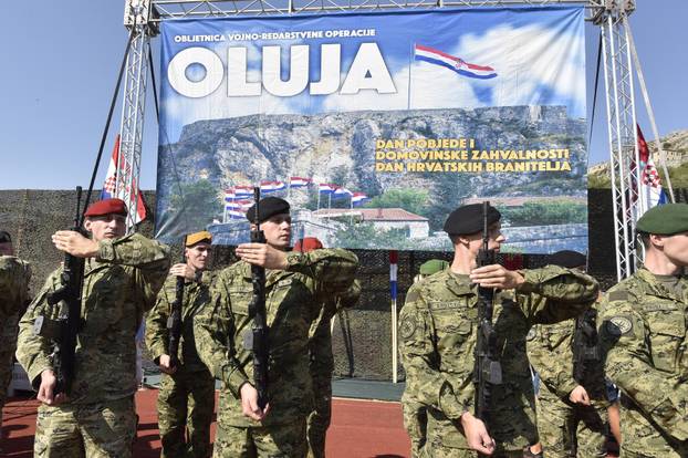 Knin: Generalna proba na stadionu Dinara za obljetnicu Oluje