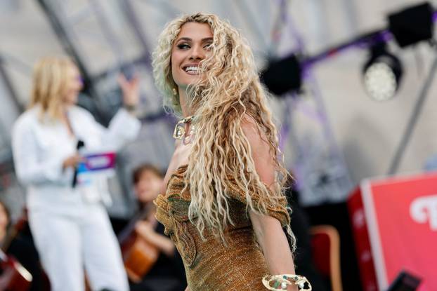 Eurovision Song Contest's 'Turquoise Carpet' event in Vienna