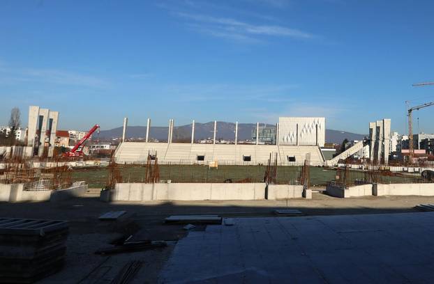 Zagreb: Napreduju radovi na izgradnji stadiona u Kranjčevićevoj