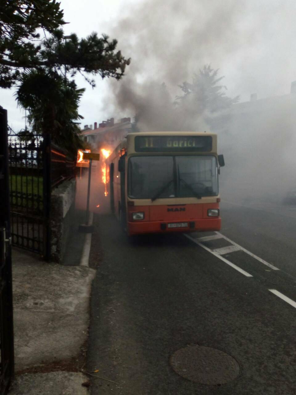 Drama u Rijeci: 'Dim je sukljao iz autobusa, bilo je strašno...'