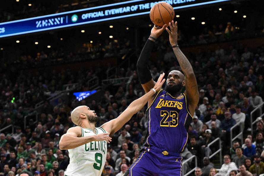NBA: Los Angeles Lakers at Boston Celtics