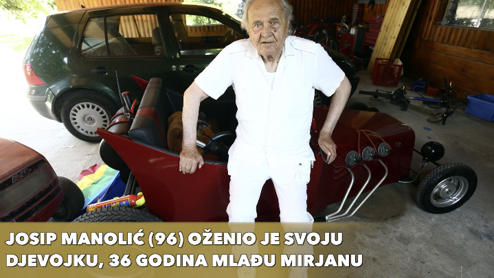 Špijun opet ljubi: Josip Manolić (96) oženio svoju Mirjanu (60)