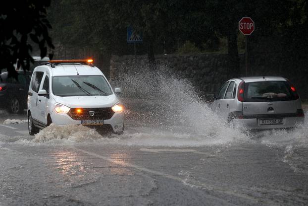 Veliki pljusak u Rijeci 