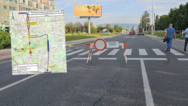 Novi prometni kaos u Zagrebu. Avenija Većeslava Holjevca zbog radova se zatvara na 30 dana