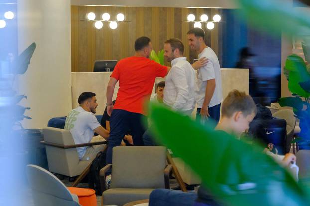 Zagreb: Dio hrvatske reprezentacije okupio se u hotelu Sheraton