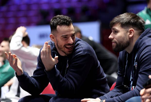 Malmo: Zvonimir Srna sa suigračima prati utakmicu Slovenija - Island 