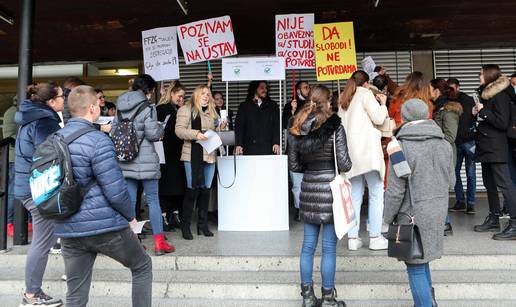 Studenti zahtijevaju besplatna testiranja, Senat zagrebačkog Sveučilišta ih je podržao