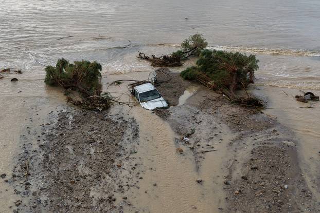 Severe weather causes floods and damage on the island of Crete