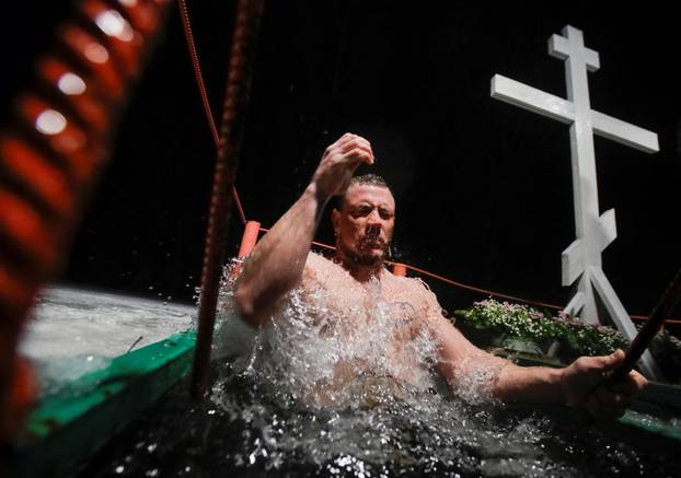 Orthodox Epiphany celebrations in Almaty