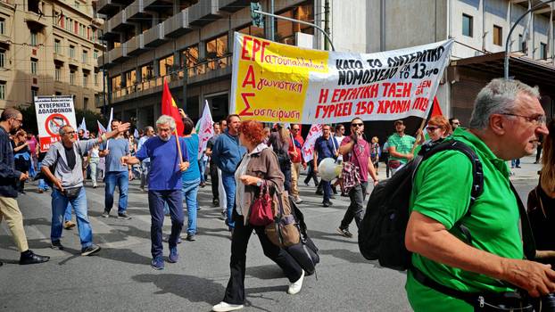 VIDEO Štrajk u Ateni: Blokiran centar, tisuće na ulicama...