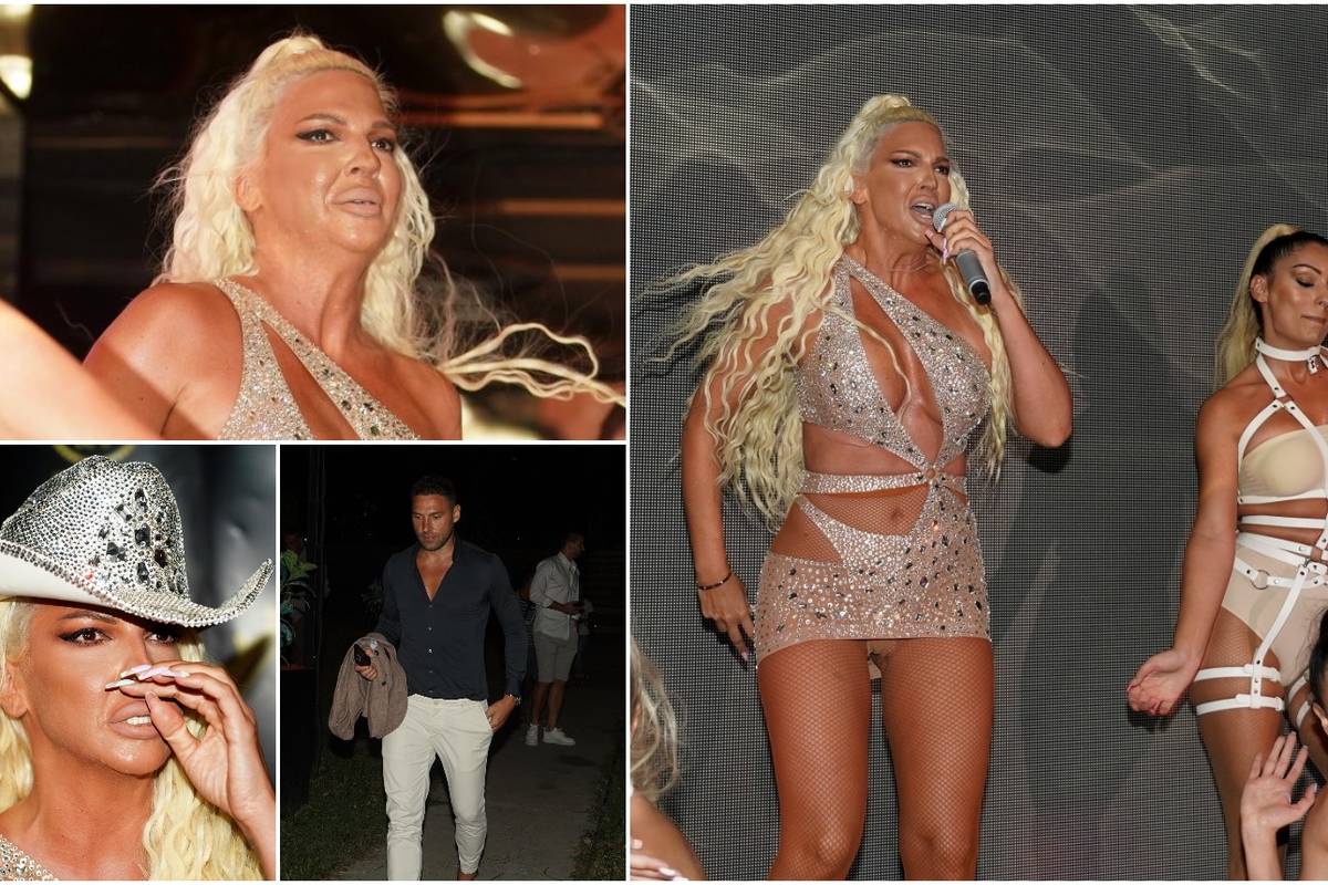 Karleuša zapjevala na splavu: Nestašni outfit otkrio je previše, a bodrio ju je i suprug Duško