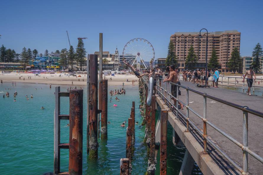Glenelg Jetty pier and Ferris Wheel, Adelaide