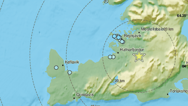 Dva snažna potresa na Islandu, magnitude 4,1 i 4,9 po Richteru