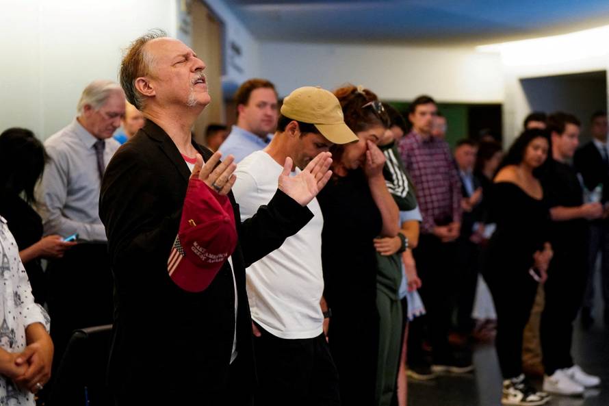 Vigil for conservative activist Charlie Kirk in Washington, D.C.