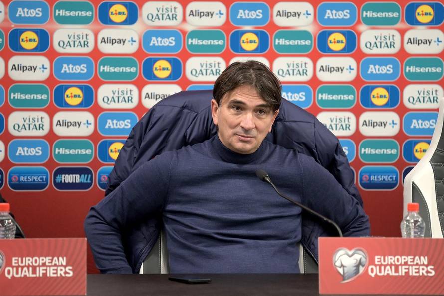 Riga Konferencija za medije nakon utakmice između Latvije i Hrvatske