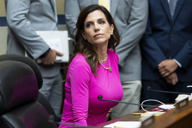 Secret Service Director Kimberly Cheatle at a Congressional Hearing