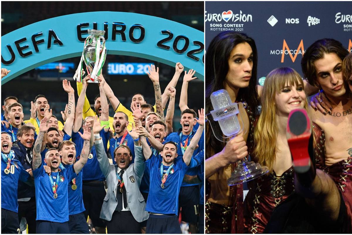 Talijani su jedini u povijesti u istoj godini osvojili Eurosong i Europsko nogometno prvenstvo