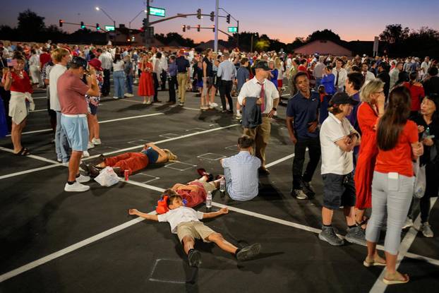 Memorial service for slain conservative commentator Kirk in Glendale