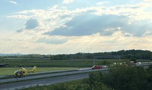 Užas na A3: Četvero ozlijeđenih u sudaru, podignut i helikopter