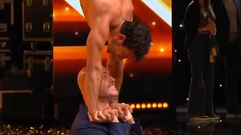 Atraktivni akrobat koji je dobio Zlatni gumb napravio nestvarnu vratolomiju na Davoru Bilmanu
