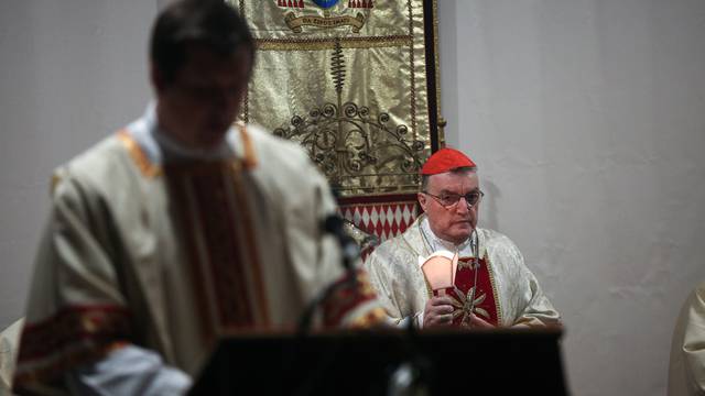 Zagrebački nadbiskup kardinal Josip Bozanić predvodio je Vazmeno bdjenje 