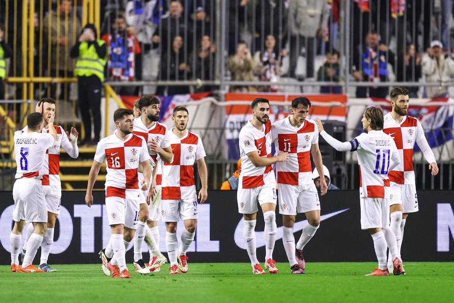 Prva utakmica četvrtfinala UEFA Lige nacija između Hrvatske i Francuske