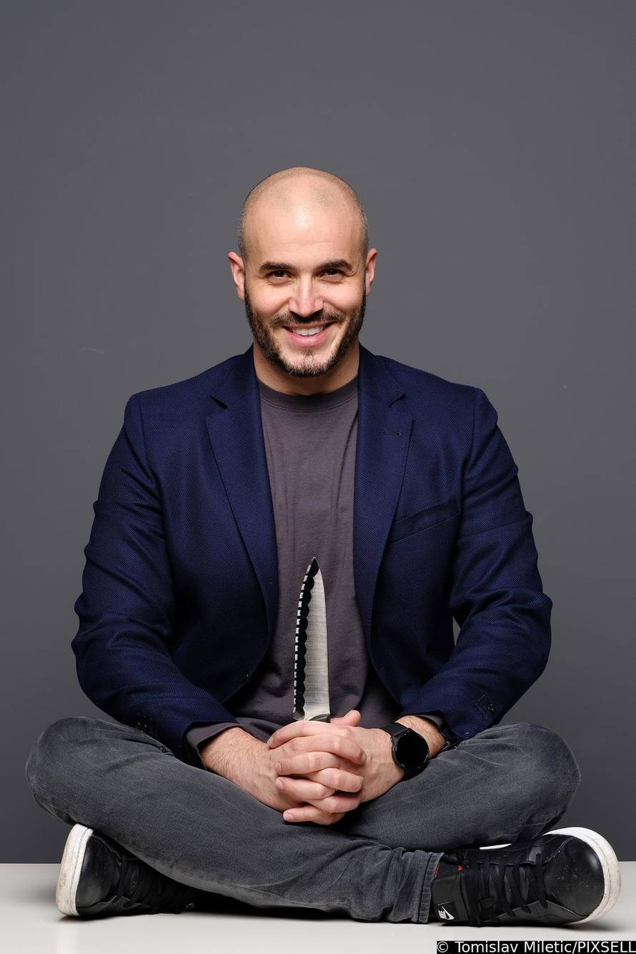 Zagreb: Melkior Bašić, član žirija u kulinarskom showu "Masterchef"