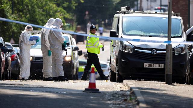 Police respond to a major incident, in Nottingham