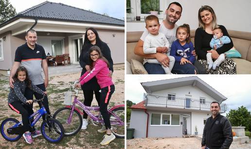 Naš dom na djedovini: Dvije obitelji iz Aržana uz poticaje od 120 tisuća kuna izgradile kuće