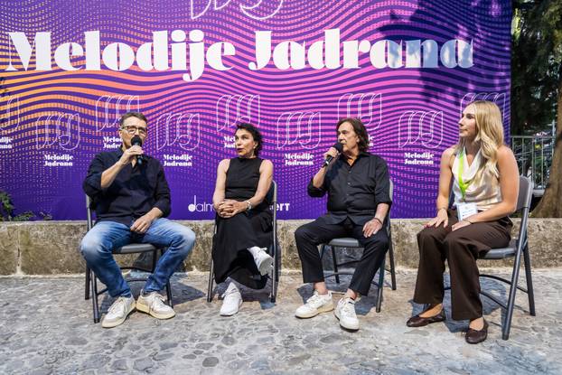 Split : Konferencija za medije prije koncerta Ricchie e Poweri i Tomislava Mrduljaša