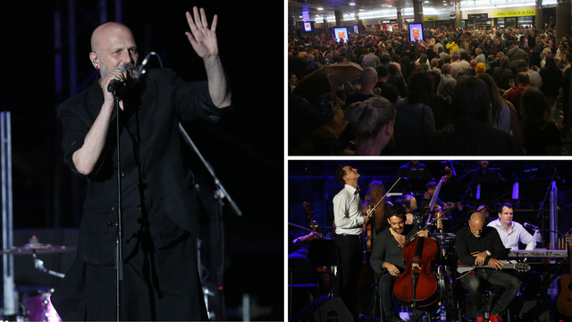 FOTO Nevrijeme je prekinulo koncert na Tomislavcu: Ljudi tražili sklonište u pothodniku