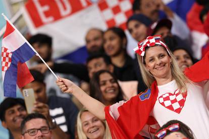 KATAR 2022 - Navijači spremni za susret Hrvatske i Kanade u 2. kolu Svjetskog prvenstva u Kataru