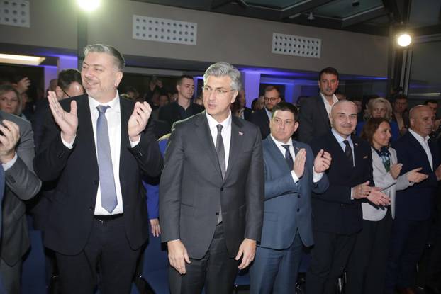 Rijeka: Premijer Plenković na proslavi 36. godišnjice osnutka HDZ-a