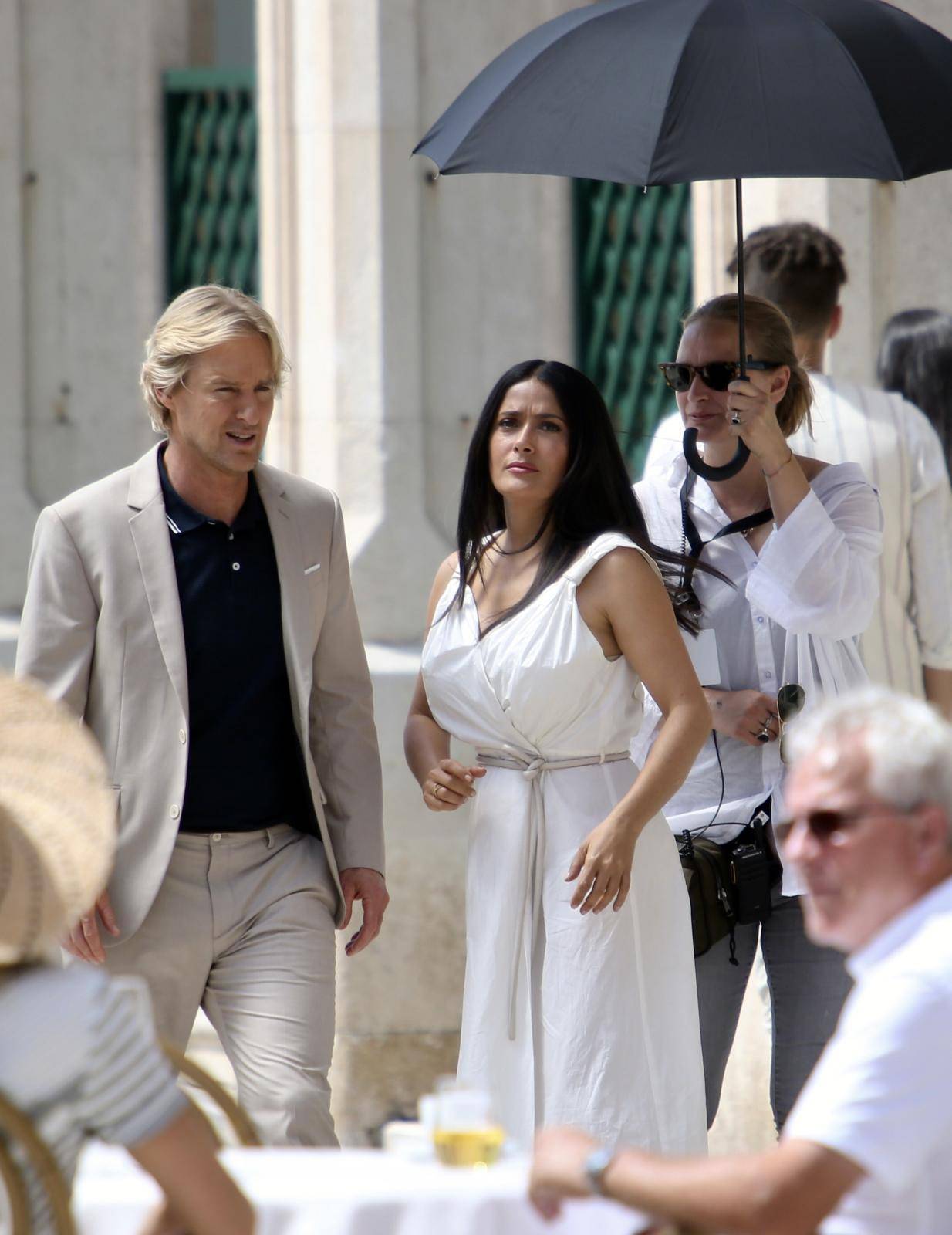 Split: Owen Wilson i Salma Hayek na Prokurativama nastavili sa snimanjem filma Bliss