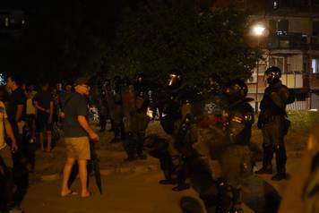 Beograd: Prosvijed građana i studenata u Novom Beogradu