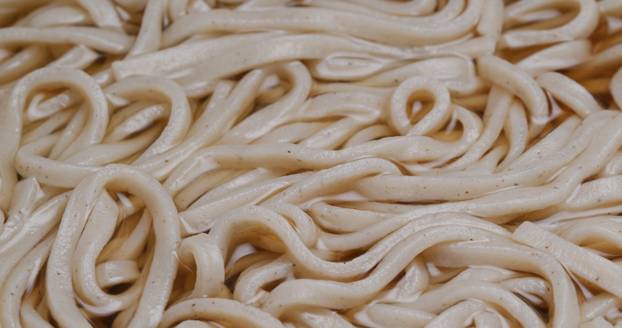 Traditional japanese soba in soup