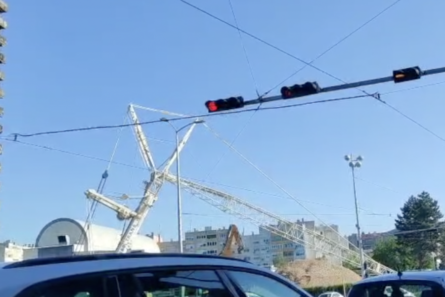 Dizalica kod Vjesnika