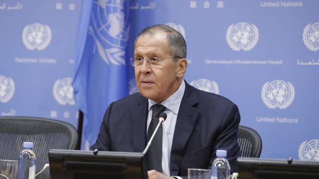 Sergey Lavrov Presser at UN